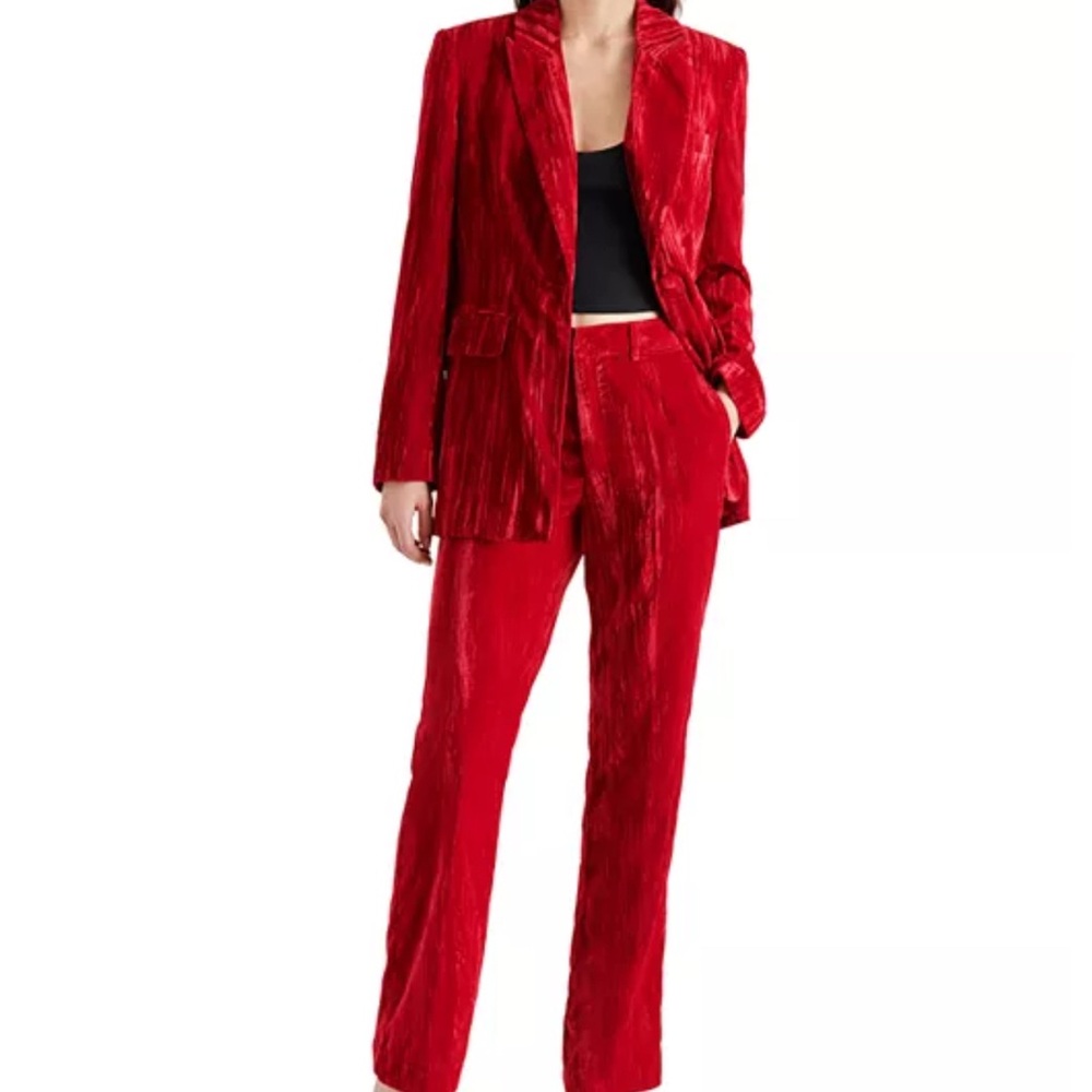 Steve Madden XS velvet Red Women's Pantsuit